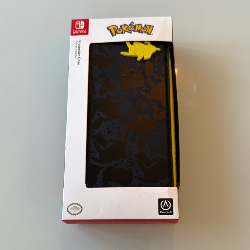 Pokemon Nintendo Switch Case with Pikachu and Zipper